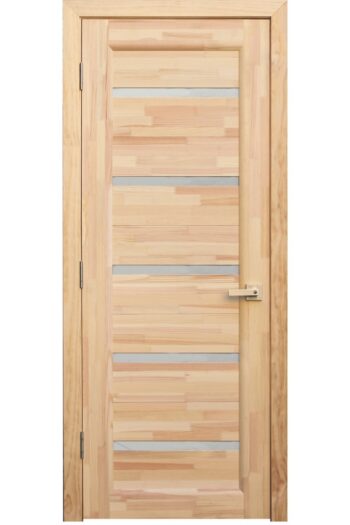 "Lazio" Solid Core Unfinished Pine Interior Door Slab - villedoors.com