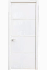 "Gloria" - Glossy White Modern Interior Door - villedoors.com
