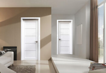 "Eldorf" - High Gloss White Interior Door - villedoors.com