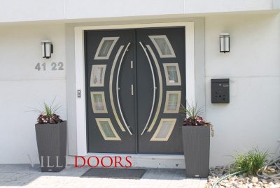 Miami - Front Double Door - Hurricane Impact Glass Door