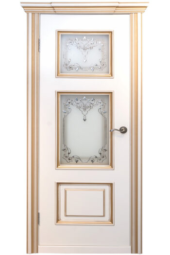 "Troya" Beige Enamel Royal Interior Door - villedoors.com