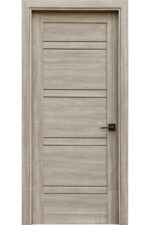 Venice - Smoked Oak Interior Door with Glass - villedoors.com