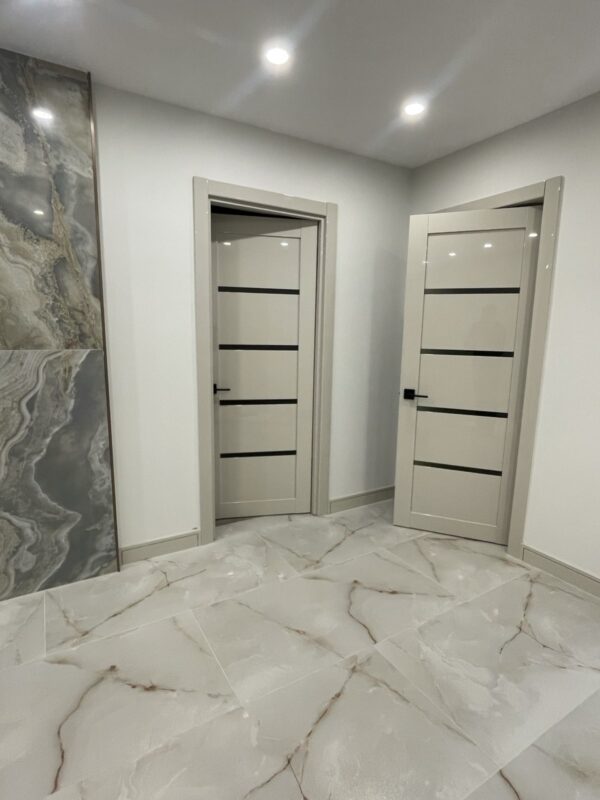 "Eldorf" - High Gloss Grey Interior Door - villedoors.com