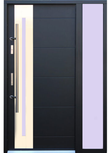 "New Yorker" Entry Door with One or Two Sidelightes - villedoors.com