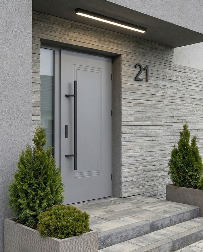 CL6 Entry Door with One or Two Sidelights. NOA  Impact Rated.