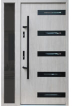 "Barca" - Modern Entry Door with One or Two Sidelights