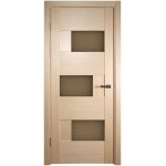 "Dominika" Bleached Oak Interior Door with Bronze Glass - villedoors.com