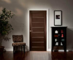 "Lagoon" Wenge Modern Interior Door - villedoors.com