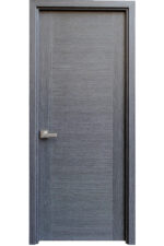 "Milano" Interior Door in Black Apricot Finish