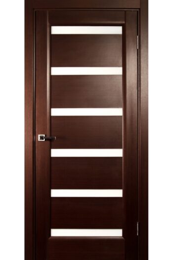 "Tokyo" Wenge Interior Door with Glass - villedoors.com