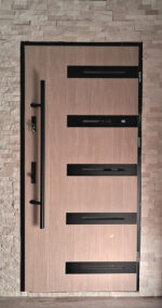 BARCA- STAINLESS STEEL ENTRY DOOR with Glass - Image 4