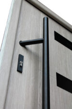 BARCA- STAINLESS STEEL ENTRY DOOR with Glass - villedoors.com