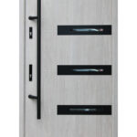 BARCA- STAINLESS STEEL ENTRY DOOR with Glass - villedoors.com