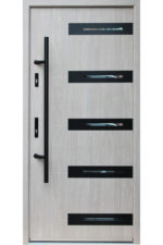 BARCA- STAINLESS STEEL ENTRY DOOR with Glass - villedoors.com