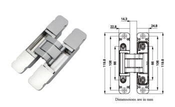 Concealed Hidden Hinge - villedoors.com