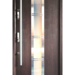 "Madrid" - Modern Entry Door with Glass - villedoors.com
