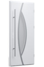 "Tampa" - Modern Stainless Steel Entry Door - villedoors.com