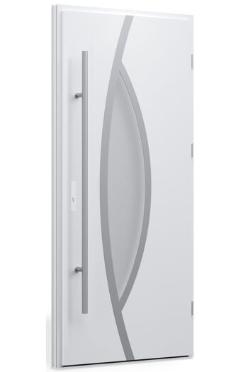 "Tampa" - Modern Stainless Steel Entry Door - villedoors.com