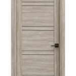 Venice - Smoked Oak Interior Door with Glass - villedoors.com