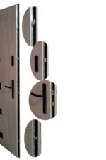 "Barca" - Modern Entry Door with One or Two Sidelights - Image 3