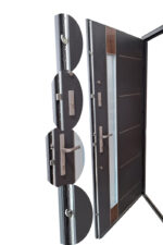 Lisbon - Modern Aluminum Entrance Door with Glass - Image 3