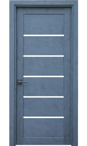 "Venice" Interior Door in Anthracite Finish - villedoors.com