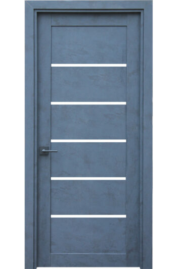 "Venice" Interior Door in Anthracite Finish - villedoors.com