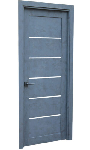 "Venice" Interior Door in Anthracite Finish - villedoors.com