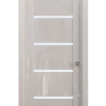 "Eldorf" - High Gloss Grey Interior Door