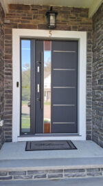 Lisbon - Aluminum Entrance Door with One or Two Sidelights - Image 2