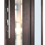 "Madrid" - Modern Entry Door with Sidelights - villedoors.com