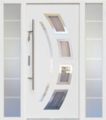 Miami- Stainless Steel Entry Door with Side Panels