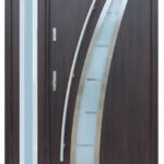 Praga - Modern Exterior Door with Active Sidelight - villedoors.com