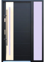 "New Yorker" Entry Door with One or Two Sidelightes - villedoors.com