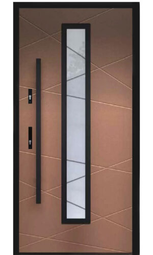 Naples - Modern Stainless Steel Exterior Door - villedoors.com