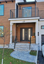 "Madrid" - Stainless Steel Entry Double Door with Glass - Image 2