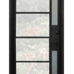 WR36 Architectural Glass Iron Door