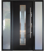 "Madrid" - Modern Entry Door with One or Two Sidelights