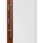 "Milano" - Aluminum Entry Door in White