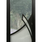 WR17 Ultra Modern Glass Iron Door