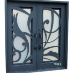WR4 Iron Double Door in Black Matte