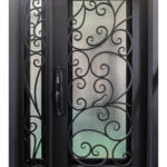 WR7 Glass Iron Door Active Sidelight Black Matte
