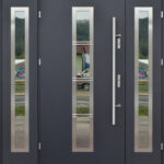 "Madrid" - Modern Entry Door with Active Sidelights