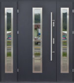 "Madrid" - Modern Entry Door with Active Sidelights