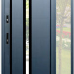 "Glasgow" - Modern Entry Door with Sidelights