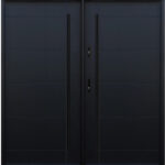 "New Yorker" - No Glass Exterior Double Door