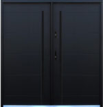 "New Yorker" - No Glass Exterior Double Door