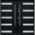 "Barca" - Double Entry Door in Black