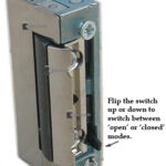 Entry Door Electric Strike. Buzzer.