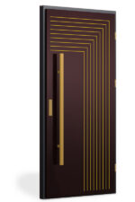 3D Collection Stainless Steel Entry Door Z1